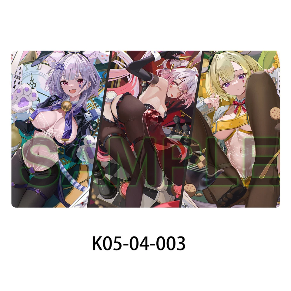 Yu-Gi-Oh! Playmat M∀LICE P White Rabbit Maliss Hearts Crypter TCG Card Game Mat - Image 1 of 3