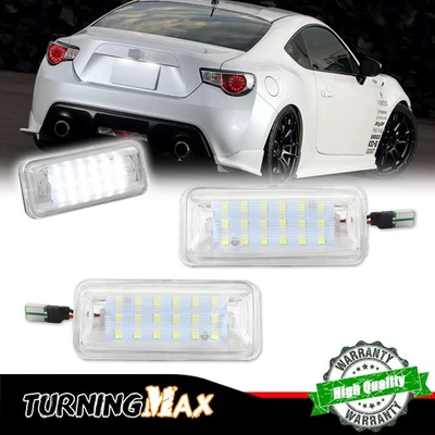 White LED License Plate Light Lamp For 2008-2021 Subaru Impreza WRX STI BRZ FR-S - Image 1 of 4