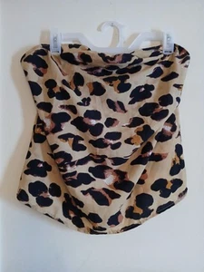 Women's Leopard Print Halter Style Top Size 2Xl But Fits Like A Regular Large * - Picture 1 of 5