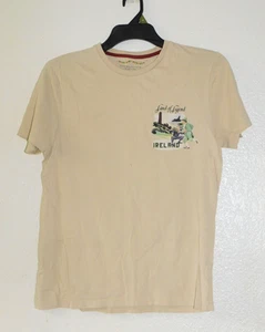 T-shirt uomo media Land of Legend Irlanda denim marrone e fiori - Foto 1 di 6