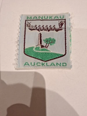 Scout Badge New Zealand MANUKAU AUCKLAND 55mm Horizontal Ribbon(A) - Image 1 of 2