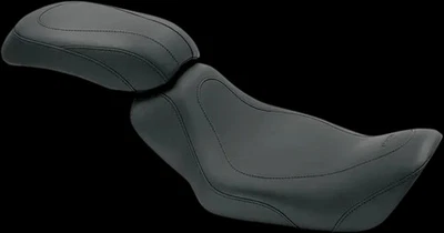 野马黑色 Tripper 前独奏驾驶员座椅 Dyna Super Glide 07-10 — 第 1/4 张图片