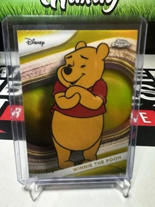 Winnie The Pooh Topps Chrome Disney 2025 Yellow Refractor #d /275 - Color Match - Picture 1 of 2
