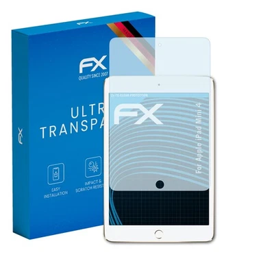 atFoliX 2x Screen Protection Film for Apple iPad Mini 4 Screen Protector clear - Image 1 of 4