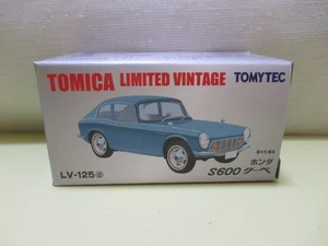 TOMY TEC Tomica Limited Vintage LV-125d 1/64 Honda S600 Coupe Blue - Picture 1 of 2