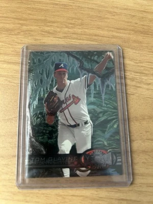 1997 Skybox Metal Universe - Tom Glavine #28 - Image 1 of 2