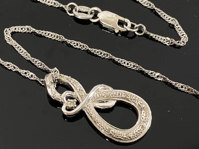 Collar colgante madre e hija de plata esterlina BGE - 3,68 gramos / 18" Foto 1 de 4