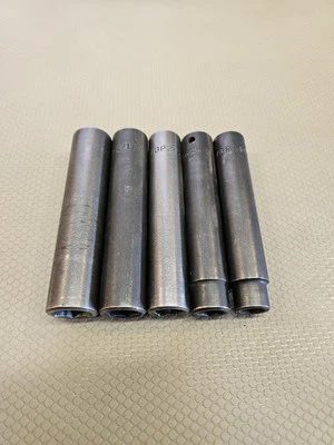 MAC TOOLS SVDP56DPT 5 Pc. Extra Deep Impact Socket Set 5" Long, 1/2 Drive *RARE* - Image 1 of 4