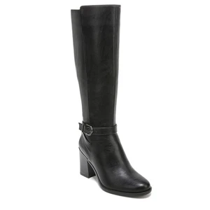 Naturalizer Joslynn kniehohe Damenstiefel schwarz glatt 10 W - Bild 1 von 1