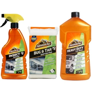 Armor All Set Car Shampoo 1L + Insect Remover 500ml + Sponge Exterior Wash - Picture 1 of 5