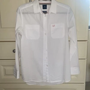 Crew Clothing Company White Blouse Long Sleeves Shirt Size 10 - Picture 1 of 3