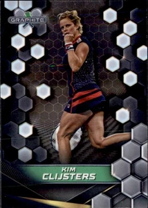 2024 Topps Chrome Tennis Graphite Kim Clijsters #141 - Picture 1 of 2