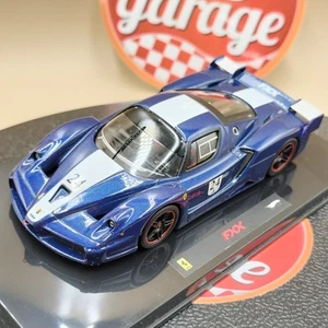 Hot Wheels Elite 1/43 Ferrari FXX #24 Blue NO BOX diecast model - Picture 1 of 8