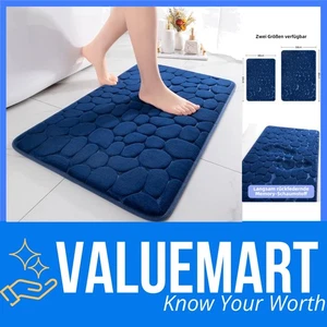 Memoryschaum Badematte  Rutschfest Waschbar Badezimmerdeko - Bild 1 von 9