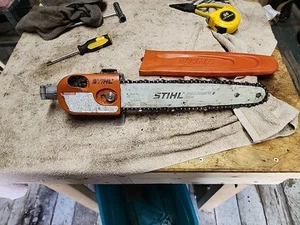 Used STIHL HT / KM Pole Chainsaw Gear Head Cutter Assy HT131 HT101 HT75 HT103 - Picture 1 of 4