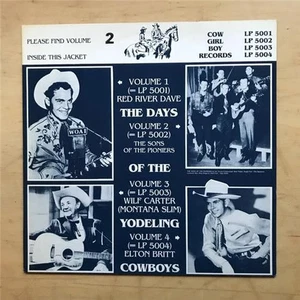 SONS OF THE PIONEERS DAYS OF THE YODELLING COWBOYS - VOL. 2 LP 1980'S ISSUE REC - Picture 1 of 1