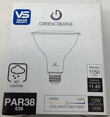 Greencreative 34948 Replacement LED Light 12W 120V Dim 1150 Lumens - Image 1 of 4
