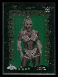 2025 Cactus Jack WWE Tiffany Stratton #FMP-24 Famed Phantoms Green Refractor /99 - Picture 1 of 2
