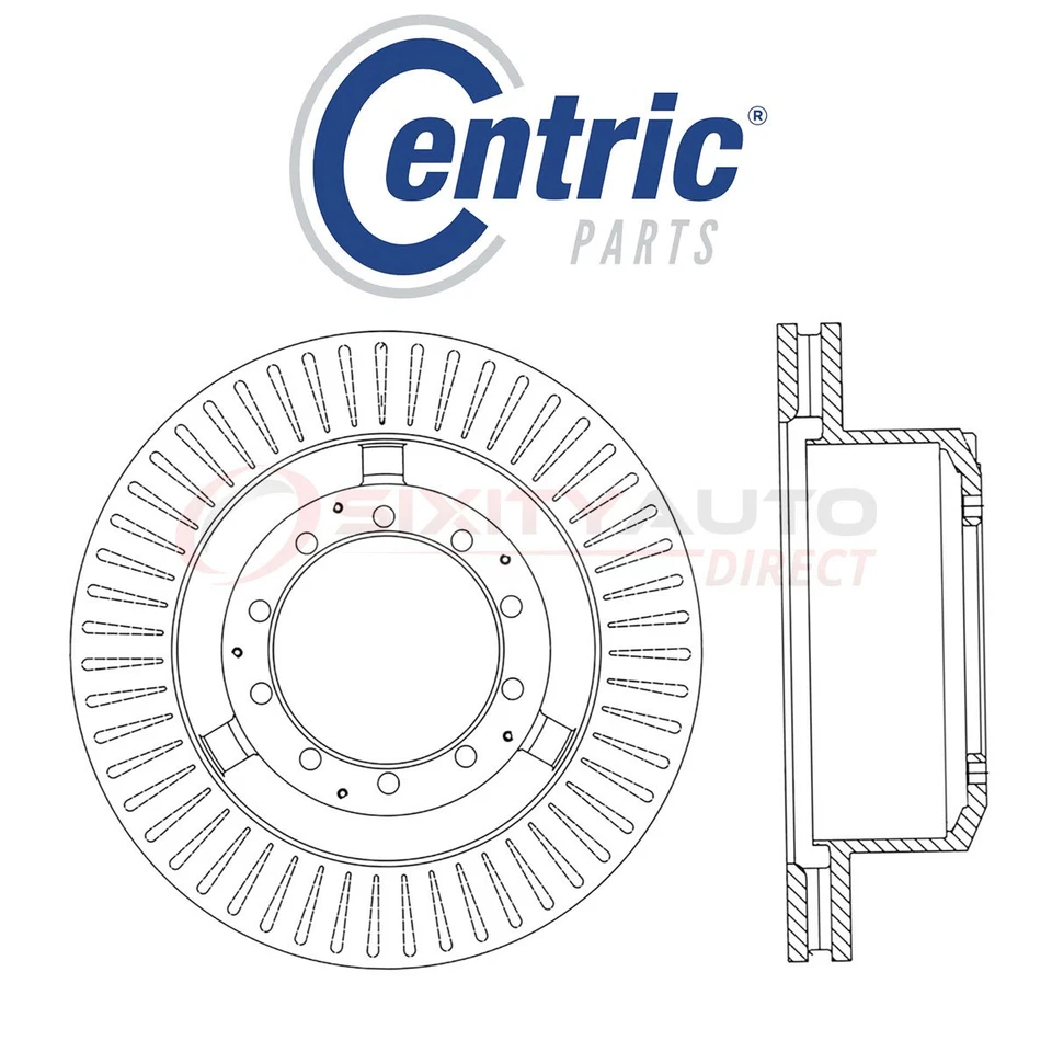 Centric C-TEK Disc Brake Rotor for 2005-2010 International Harvester CF500 fz - Imagem 1 de 4