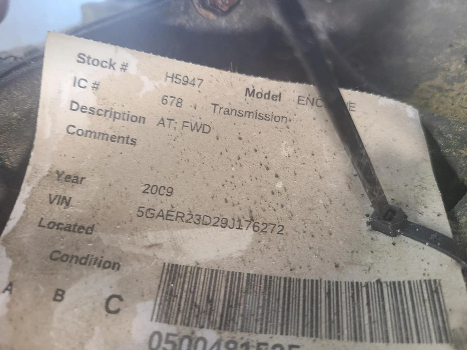 Used Automatic Transmission Assembly fits: 2009 Buick Enclave AT FWD Grade C - Image 1 of 4