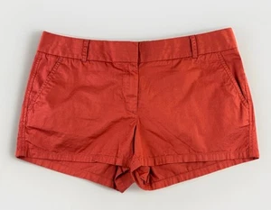 J. Crew Damen Chino eingebrochen Shorts Gr. 10 rostrot adrette Urlaub Strand - Bild 1 von 7