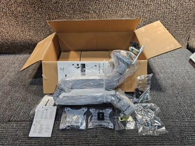 Kensington K55471WW Dual Monitor Arm One Touch Height Adjustable , Gray - Image 1 of 4