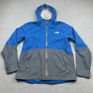 The North Face Jacket Men L Blue Hyvent 2.5L Waterproof Rain Windbreaker *READ* - Picture 1 of 15