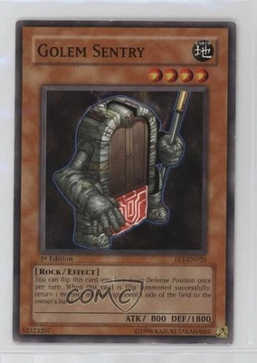 Golem Sentry 1st Ed. YuGiOh Flaming Eternity #FET-EN025 2005 - Image 1 of 2