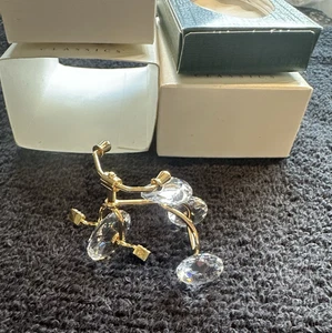 Swarovski Crystal Memories Dreirad # 219198 mit Goldakzenten und Originalkarton - Bild 1 von 11