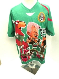 Mexiko Estamos En Elmundial Ca Herren Full Front Grafikdruck Fußballtrikot - Bild 1 von 12