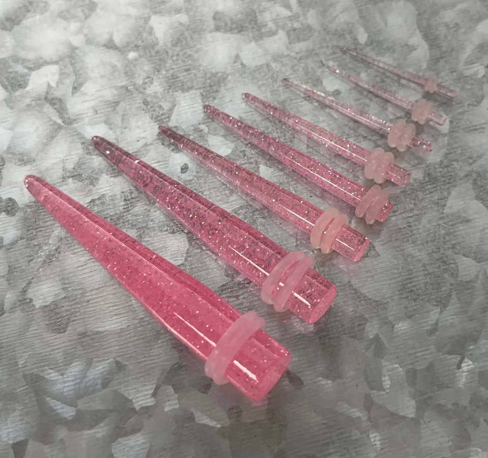 PAIR Acrylic Expansion Tapers Ear Expander Plugs Gauges 14g thru 1" available! - Image 1 of 1