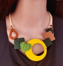 Lagenlook Style Statement Necklace Quirky Arty Boxed BN 