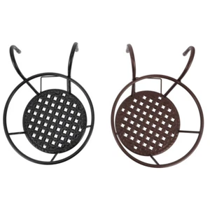 2 PCS Wall Hanging Flower Stand Balcony Pot Stands Flowerpot Rack - Picture 1 of 12