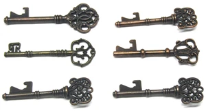 Antique Style Skeleton Key Set of 6 Old Design for Gifts, Projects & Decorations - Picture 1 of 4