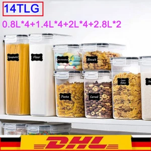 Vorratsbehälter BPA frei 14x Aufbewahrungsbox Frischhaltedose Vorratsdose DHL - Bild 1 von 19