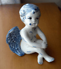 Potting Shed Dedham Pottery cherub figurine~Massachusetts~discontinued~Pristine