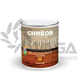 FLATTING CHREON WOODLIFE VERNICE TRASPARENTE LUCIDA 750ml - Foto 1 di 1