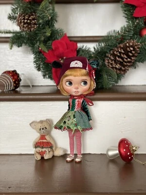 Traje de Navidad para muñecas Blythe - Juego de ropa para muñecas Blythe Foto 1 de 4