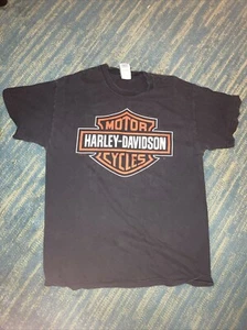 Harley Davidson Shirt * Medium * 2001 Warwick Rhode Island * Russ - Picture 1 of 6