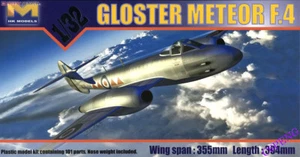 HK Model 01E06 1/32 Scale Gloster Meteor F.4 (Plastic model) - Picture 1 of 2