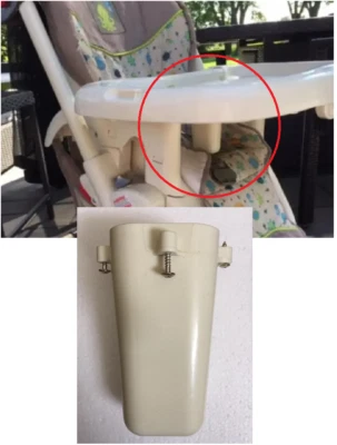 Asiento de silla alta Baby TREND Deluxe debajo de bandeja pieza de repuesto Foto 1 de 4