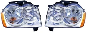 2x Paire Phares Avant pour Jeep Grand Cherokee 2005-2011 Version Amérique - Bild 1 von 3