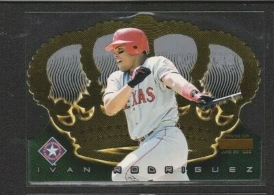 1999 PACIFIC CROWN ROYALE OPENING DAY BLANK SERIAL PROOF #140 IVAN RODRIGUEZ 1/1 - Image 1 of 2
