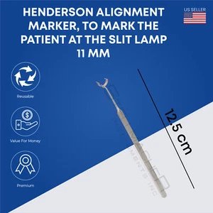 Henderson Corneal Alignment Marker 11mm Ophthalmic Eye Mark Microsurgery Tools - Picture 1 of 2