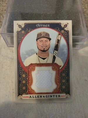 2023 Topps Allen Ginter Relics Jersey Luis Arraez Marlins Baseball Card - Image 1 of 2