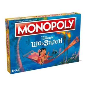 Monopoly Disney Lilo and Stitch Board Game for 2 to 6 Players Ages 8+ and Up - Picture 1 of 1