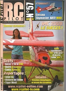 RC PILOT N°57 CESSNA SKYMASTER ARTF MHD / VOTEC 2.16m VMI / CRASHES INEXPLIQUES - Bild 1 von 2