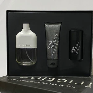 Friction by French Connection 3pcs men set , 3.4 oz + Body wash + Deo stick - Picture 1 of 3