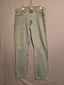 Levi Strauss Signature Dirt Stained Jeans Mens Regular 34x34 *knee stain - Picture 1 of 20