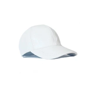 Leather Baseball Cap Genuine Real Lambskin Leather Hat White - Picture 1 of 7